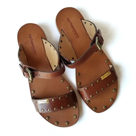 Les Tropeziennes Shoes - Les Tropeziennes | Leather Slip-on Sandals